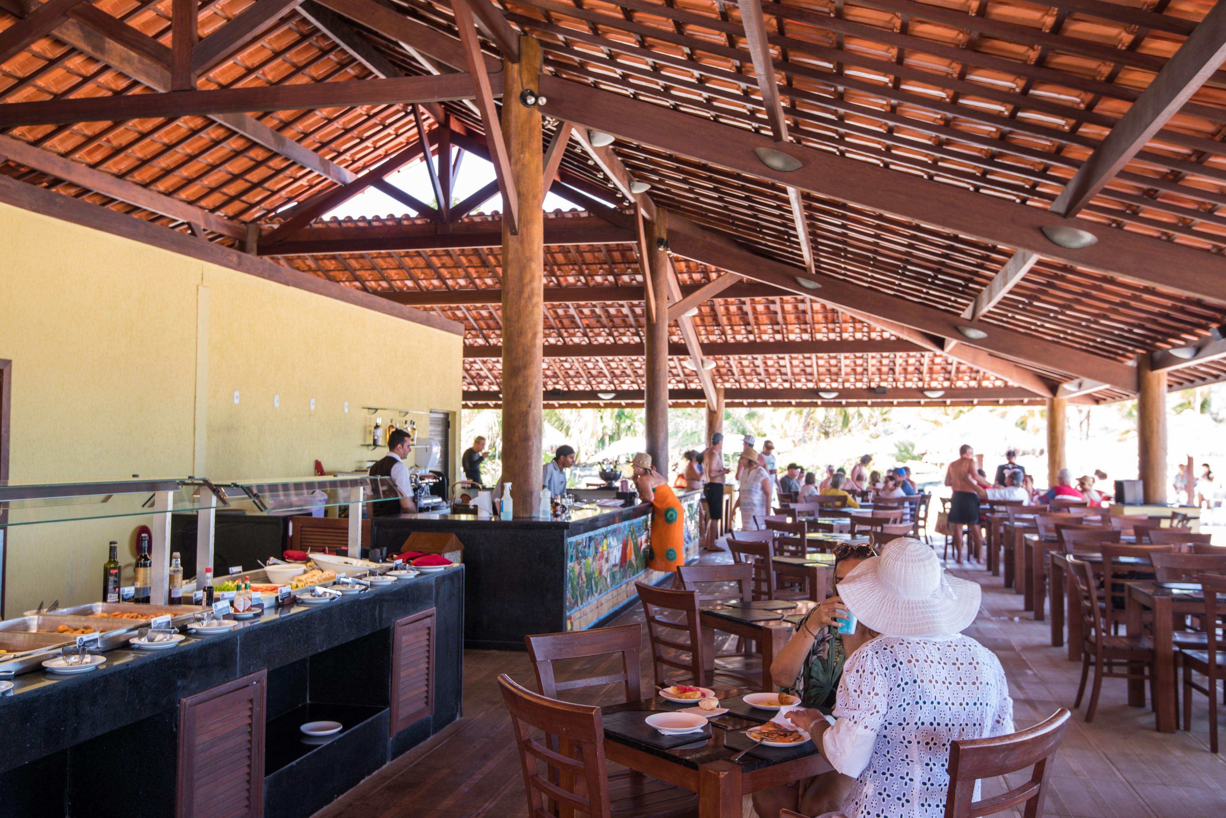 Vila Gale Cabo Cabo de Santo Agostinho Zewnętrze zdjęcie The buffet at the resort